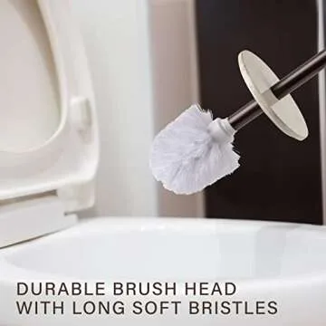 Creative Scents Rustic Luxe Toilet Brush for Stylish Cleanliness