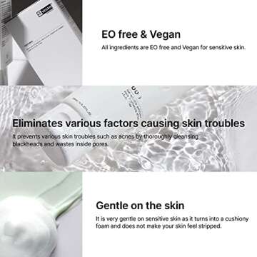 JUMISO PORE-REST BHA Blackhead clearing Facial cleanser 5.07 fl.oz / 150ml, Pore care, Sebum control, Korean Skincare, Daily Face wash, Facial cleansing