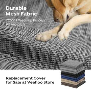 Veehoo Cooling Elevated Dog Bed for Large Dogs