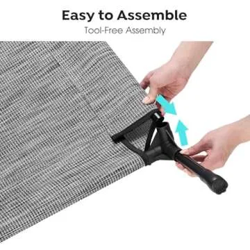 Veehoo Cooling Elevated Dog Bed for Large Dogs