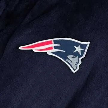 Northwest NFL New England Patriots Unisex-Adult Silk Touch Bath Robe, Large/X-Large, Team Colors