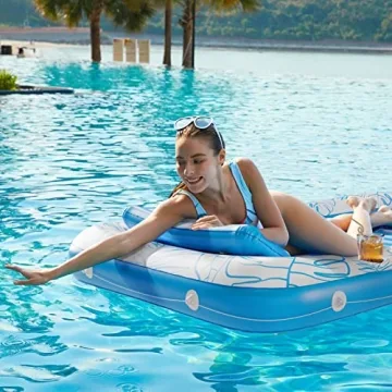 Inflatable Tanning Pool Lounger Float by Jasonwell