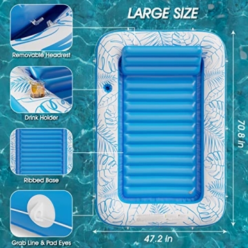 Inflatable Tanning Pool Lounger Float by Jasonwell