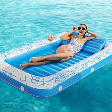 Inflatable Tanning Pool Lounger Float by Jasonwell