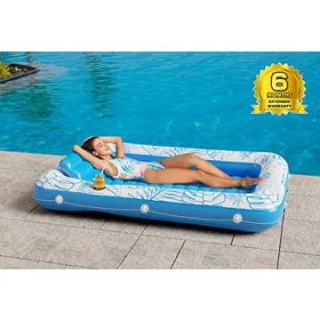 Inflatable Tanning Pool Lounger Float by Jasonwell
