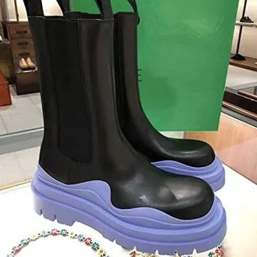 Wangchngqing Stylish Waterproof Ankle Rain Boots