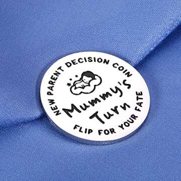 New Parents Gift for New Mom Dad Funny Decision Coin for First Time Mommy Daddy to Be Expecting Mother New Baby Birthday Present for Pregnancy Women Men Double-Sided Christmas Gifts