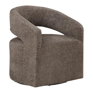 Modern Swivel Barrel Chair for Chic Living Spaces