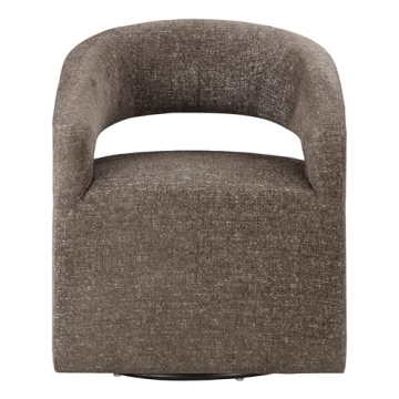 Modern Swivel Barrel Chair for Chic Living Spaces