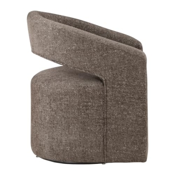 Modern Swivel Barrel Chair for Chic Living Spaces