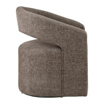 Modern Swivel Barrel Chair for Chic Living Spaces