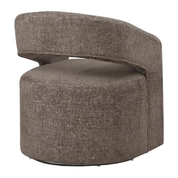 Modern Swivel Barrel Chair for Chic Living Spaces