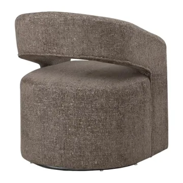 Modern Swivel Barrel Chair for Chic Living Spaces
