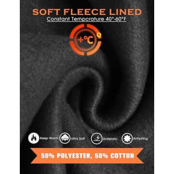 PINSPARK Womens Winter Sweatpants Fleece Warm Jogger Pants Casual Baggy Athletic Pant Warm Long Trousers Pockets Dark Grey S