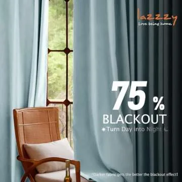 Lazzzy Baby Blue Velvet Curtains Room Darkening Thermal Insulated Curtains 96 Inch Long Window Drapes for Bedroom Living Room Super Soft Luxury Rod Pocket Window Treatment, 2 Panels