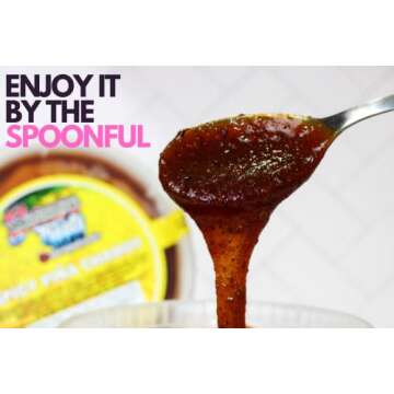 Sarape Treats Chamoy Rim Dip Mexican Tamarind Paste for Drinks, Fruit, Alcoholic Beverages, Candy, a...