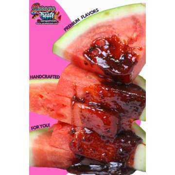 Sarape Treats Chamoy Rim Dip Mexican Tamarind Paste for Drinks, Fruit, Alcoholic Beverages, Candy, and More (Watermelon/Sandia)