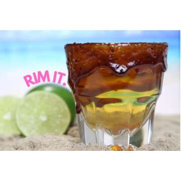 Sarape Treats Chamoy Rim Dip Mexican Tamarind Paste for Drinks, Fruit, Alcoholic Beverages, Candy, and More (Watermelon/Sandia)