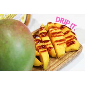 Sarape Treats Chamoy Rim Dip Mexican Tamarind Paste for Drinks, Fruit, Alcoholic Beverages, Candy, and More (Watermelon/Sandia)