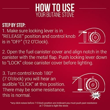 Chef Master 90011 Butane Countertop Stove