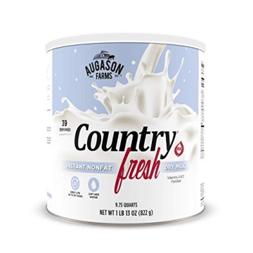 Augason Farms Instant Nonfat Dry Milk Can - 39 Servings