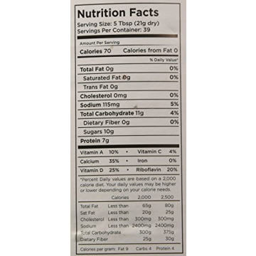 Augason Farms Instant Nonfat Dry Milk Can - 39 Servings