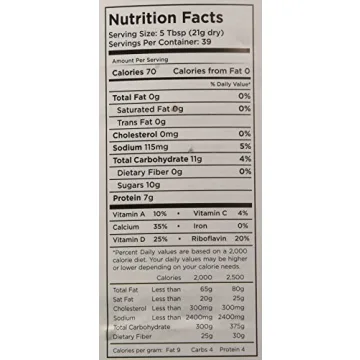 Augason Farms Instant Nonfat Dry Milk Can - 39 Servings