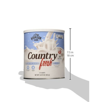 Augason Farms Instant Nonfat Dry Milk Can - 39 Servings