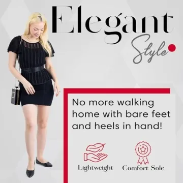 Silky Toes Foldable Ballet Flats - Stylish Comfort for Women