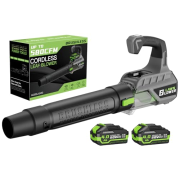 Cordless Leaf Blower 580CFM for Lawn Care