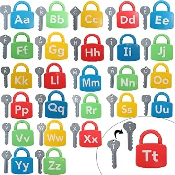 IQ Toys ABC Learning Locks Educational Alphabet Set for Kids