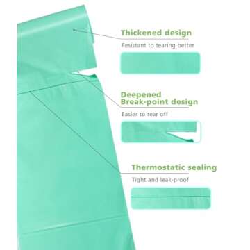 Compostable Trash Bags 1.2 Gallon 150 Packs,AYOTEE Small Compost Bags,Small Biodegradable Trash Bags Green Are Suitable For 1-2 Gallon And 4-8 Liter Small Trash bags can liner