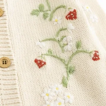 Simplee Kids Baby Sweater for Girls 6-7 Years