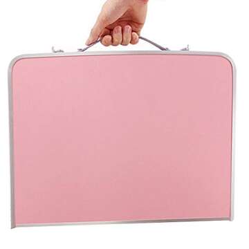 Foldable Laptop Table Lapdesk, Breakfast Bed Serving Tray, Portable Mini Picnic Desk