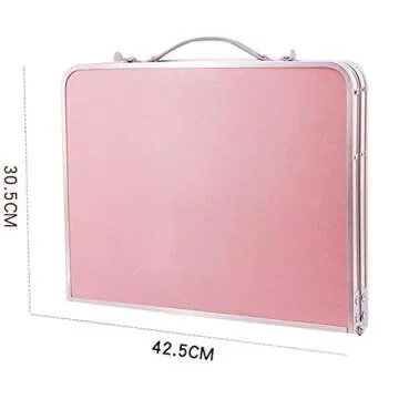 Foldable Laptop Table Lapdesk, Breakfast Bed Serving Tray, Portable Mini Picnic Desk