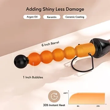 Terviiix Bubble Curling Wand for Effortless Curls