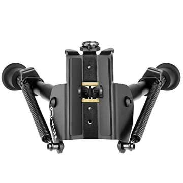 CVLIFE Bipod, 6-9 Inch Rifle Bipod Adjustable Super Duty Tactical Bipod for Outdoor Bipod (Aluminum)