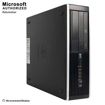 HP Elite Desktop Computer, Intel Core 2 Duo 2.9 GHz, 8 GB RAM, 1 TB SATA HDD, Keyboard & Mouse, WiFi...