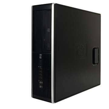 HP Elite Desktop with Dual Displays and 1TB Storage