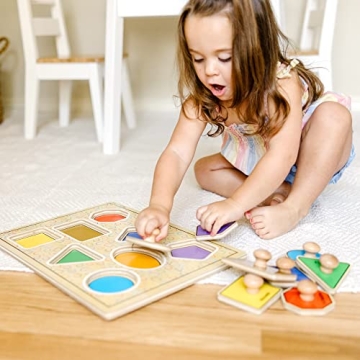 Melissa & Doug Jumbo Knob Wooden Puzzles for Toddlers