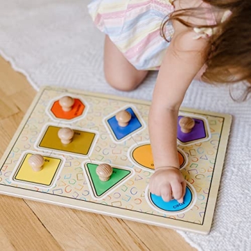 Melissa & Doug Jumbo Knob Wooden Puzzles for Toddlers