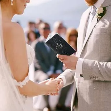 Elegant Molekaus Vow Books for Wedding Vows