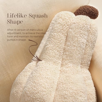 Phantoscope Pumpkin Throw Pillow for Cozy Fall Elegance