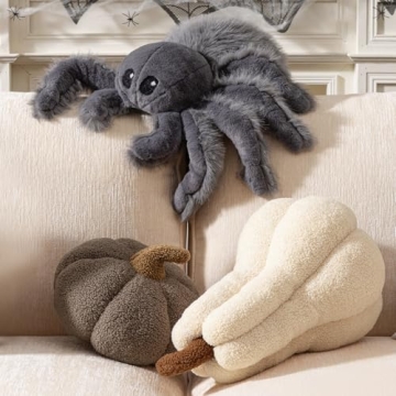 Phantoscope Pumpkin Throw Pillow for Cozy Fall Elegance