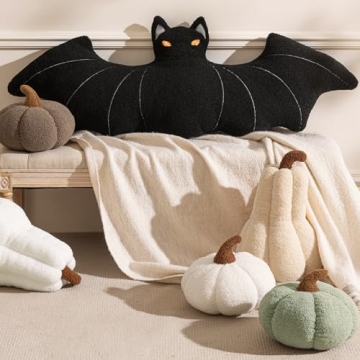 Phantoscope Pumpkin Throw Pillow for Cozy Fall Elegance