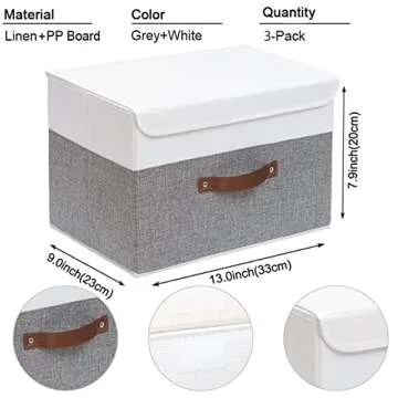 Yawinhe Storage Bins: Stylish & Practical Organizers