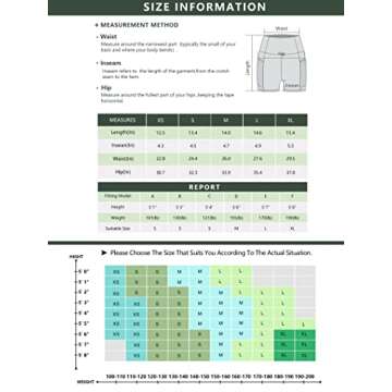 Wjustforu Women's 5" High Waist Biker Shorts Tummy Control Compression Yoga Short Tight Shorts for Workout Running(White, Small)