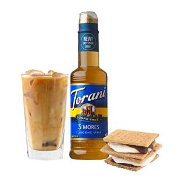 Torani Sugar Free Syrup, S'mores, 12.7 Ounce (Pack of 4)