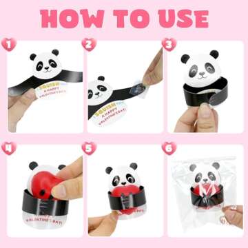 ZMCINER 24 Packs Valentines Day Gifts for Kids Classroom with Heart Stress Ball, Valentines Cards for Kids Classroom School Valentine Gift Exchange Valentines Party Favor