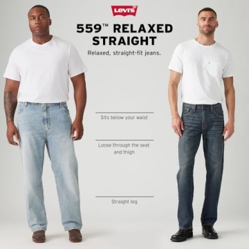 Levi's Men's 559 Relaxed Straight Fit Jean - Comfortable Style